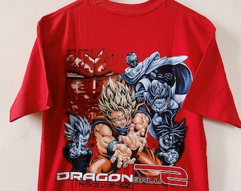 Vintage 2000 Y2K Dragon Ball Z Licensed T-shirt Red - Etsy Vintage 2000 Y2K Dragon Ball Z Licensed T-shirt Red - Etsy