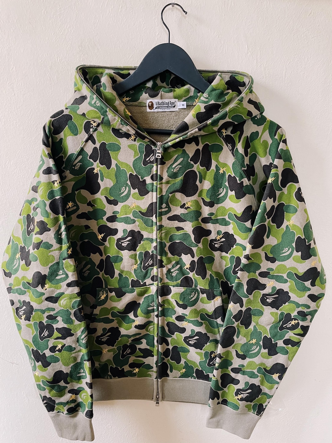 starteam FULL ZIP HOODIE GREEN CAMO