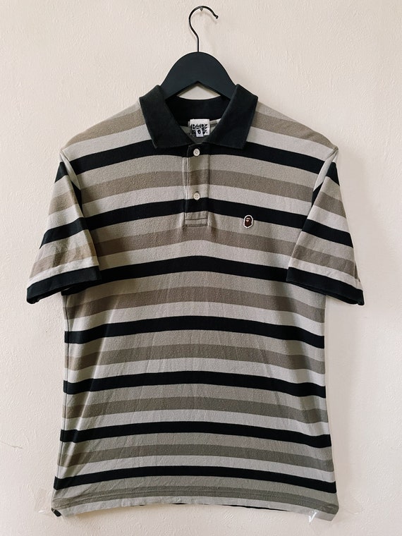 black bape polo