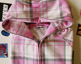 Vintage Y2K Bape A Bathing Ape Kanazawa Limited Check Plaid Full