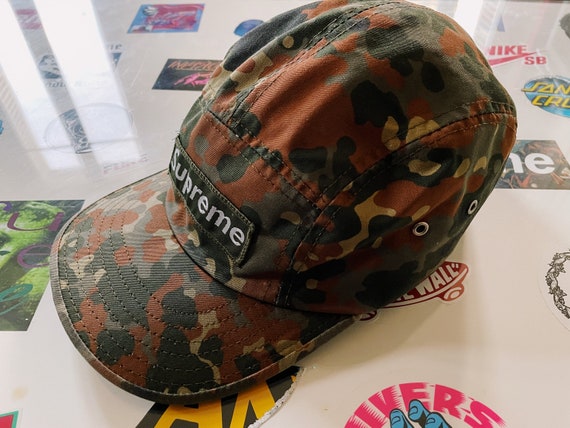 Supreme camo camp hat sale