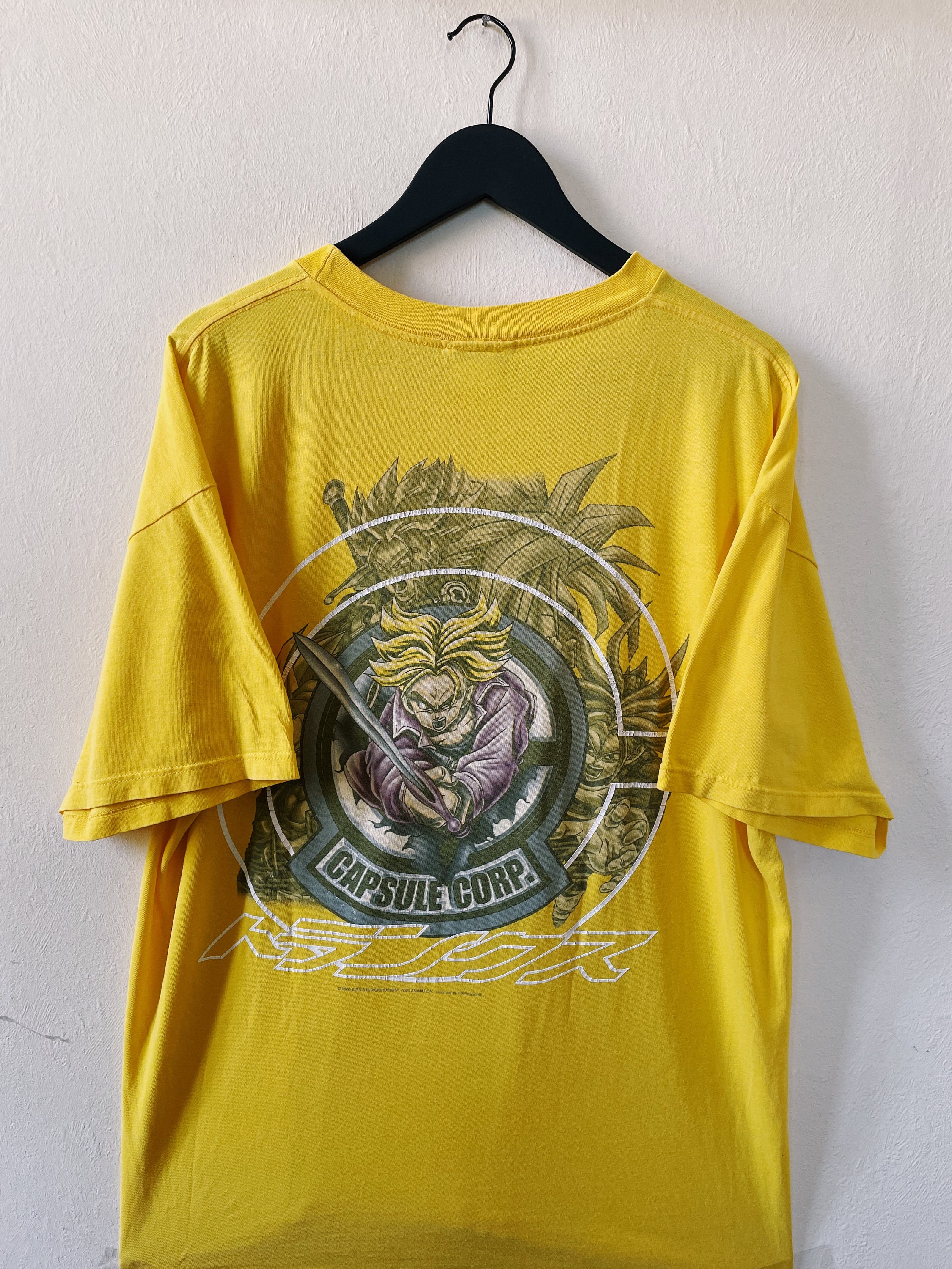 Vintage 2000 Dragon Ball Z Trunks Licensed T-shirt Yellow - Etsy Vintage 2000 Dragon Ball Z Trunks Licensed T-shirt Yellow - Etsy