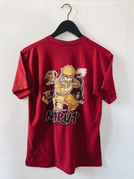 Vintage 2002 Naruto Licensed T-shirt Red - Etsy Vintage 2002 Naruto Licensed T-shirt Red - Etsy