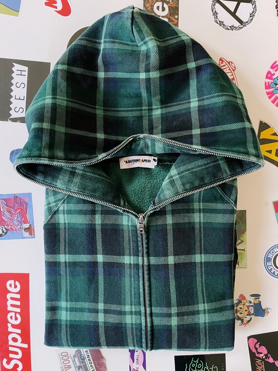 Vintage Y2K Bape A Bathing Ape Shibuya Limited Check Plaid
