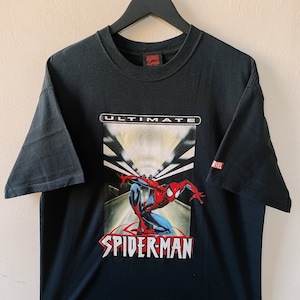 Vintage 2002 Marvel Ultimate Spiderman T-shirt Black