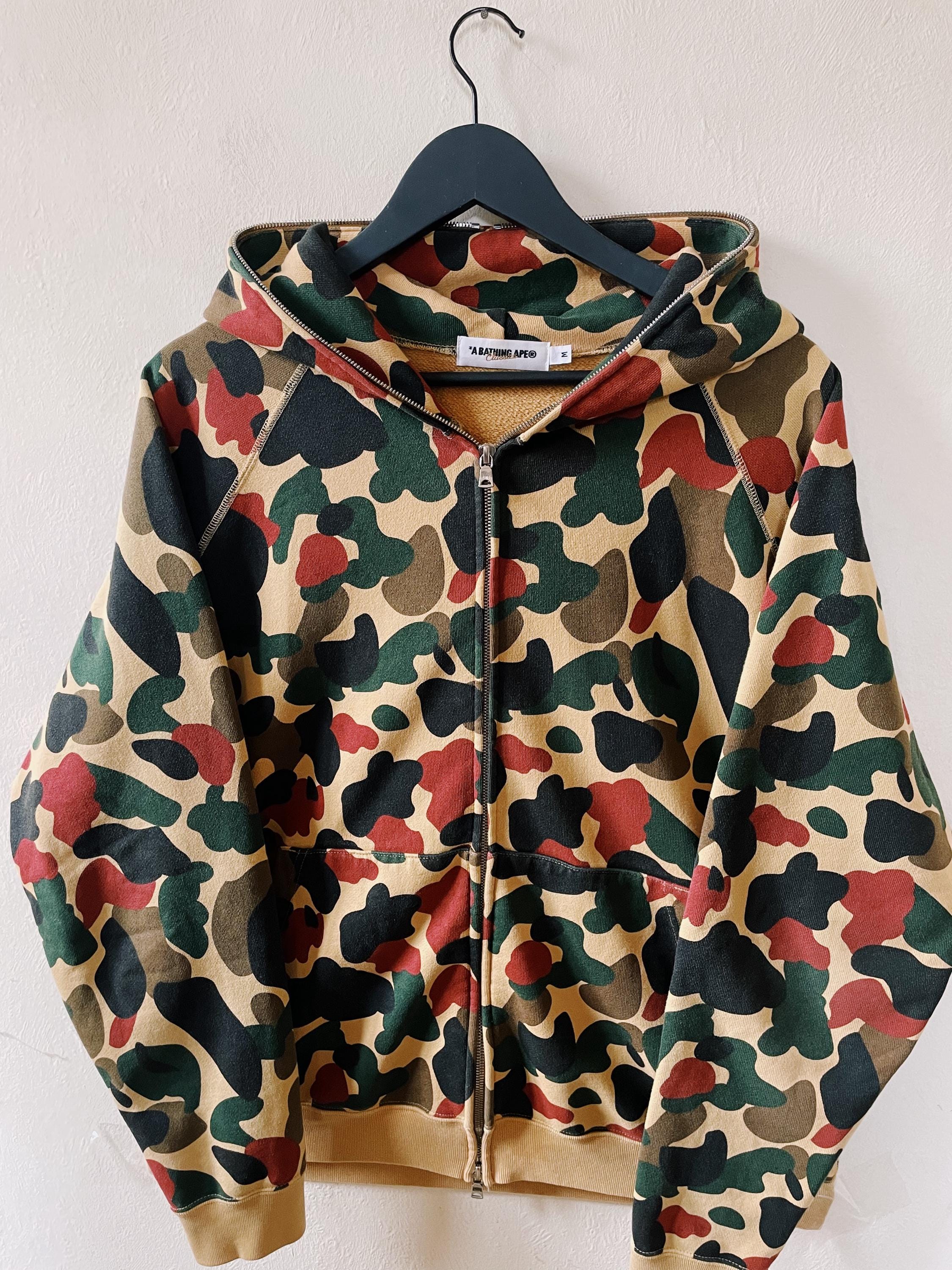 Vintage Y2K Bape A Bathing Ape Human Camo Full Zip Hoodie Multi - Etsy