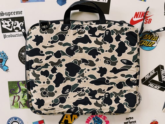 Vintage Y2K Bape A Bathing Ape Psyche Camo Laptop Bag Etsy