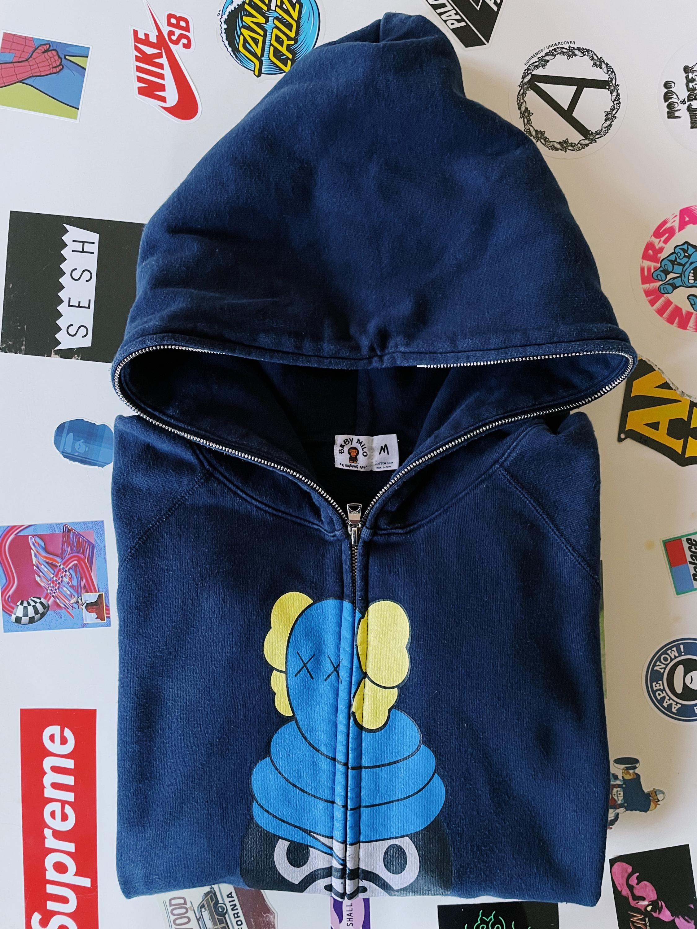Vintage Y2K Bape A Bathing Ape Baby Milo X Kaws Ape Soldier