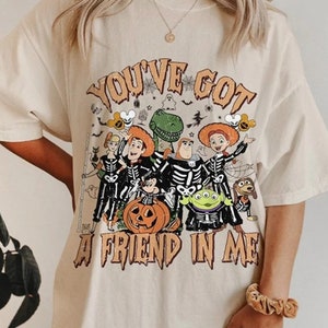 Toy Story Halloween, You've Got A Friend In Me, Halloween Vacation Png Sublimation, Tpy Story Family Trip Png, Trick Or Treat