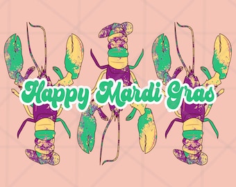 Happy Mardi Gras PNG, Mardi Gras sublimation design download, Instant Download, Mardi Gras Shirt Design, Fleur De Lis Clipart