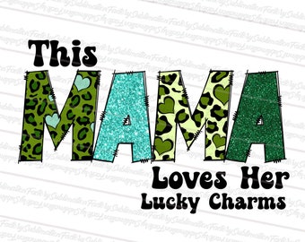 2 Design Retro St Patrick's Png, Lucky Mama png, St patrick's day sublimation design download , Lucky Charm Png Shirt Design, Shamrock Png