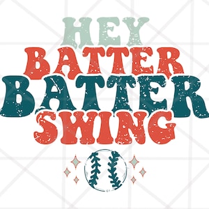 2 Design Baseball Png, Hey Batter Batter Swing Png, Baseball Sublimation Design Transfer, Sports Png, Summer Png, Retro Baseball Png