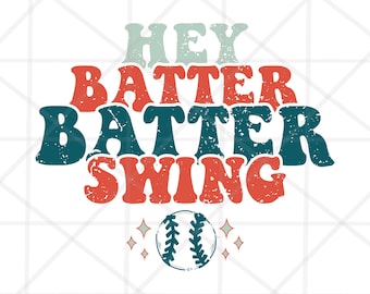 2 Design Baseball Png, Hey Batter Batter Swing Png, Baseball Sublimation Design Transfer, Sport Png, Sommer Png, Retro Baseball Png