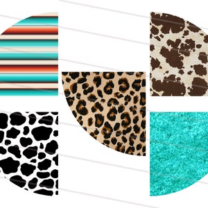 5X Western Sleeve PNG Bundle, Cow Sleeve Sublimation Design Pack, Leopard Patches, Serape design Sublimation PNG design, Sublimation Patches