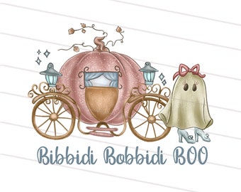 Halloween Boo Watercolor Prints Png, Cute Boo Halloween, Pumpkin Princess Png, Pumpkin Patch Png, Halloween Party Png Sublimation Design