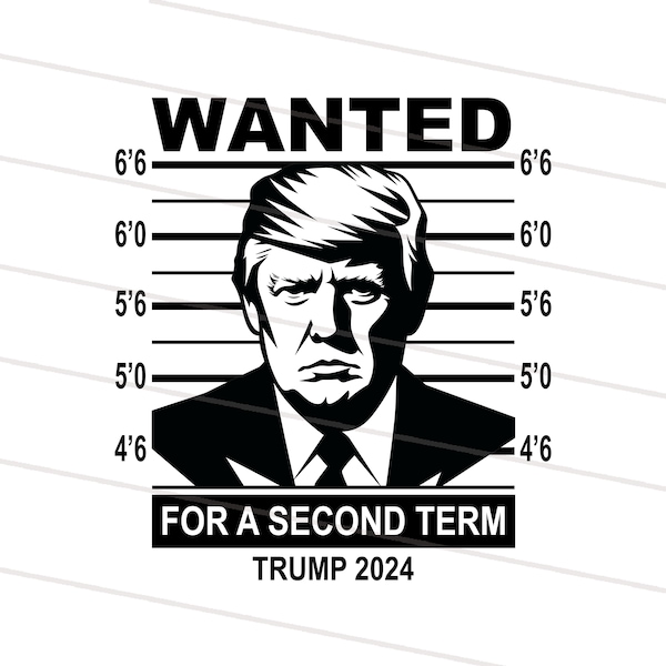 Trump Mugshot Png - Etsy