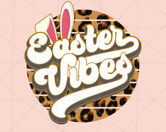 2 Design Easter Vibes leopard PNG, Easter png, Faith Sublimation design download, Cheetah Easter Day Sublimation printable file
