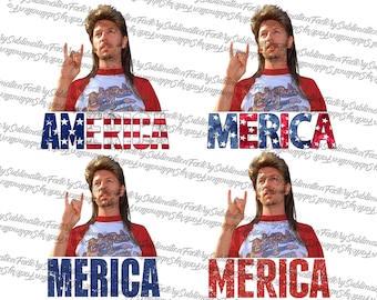 4x Joe Dirt Merica Sublimation PNG bundel, 4 juli png pack, Patriotic Sublimation Designs Download, Fourth of July bundel, Joe Dirt PNG