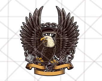 2 Design Motorcycle Eagle png, Biker png, Motorcycle rider png, Motorcycle sublimation design download, Digital Print Design, Fire Eagle png