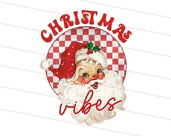 Retro Christmas Png, Vintage Christmas Png, Retro Santa png, Christmas png, Christmas Sublimation file for Shirt Design, Digital download