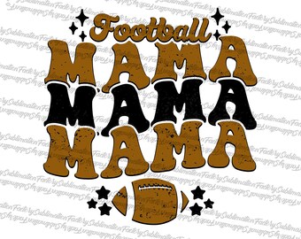 Football mama PNG, Football Mom Sublimation Design Download, Football png, Retro Football sublimation design, Sports Png, Vintage Fall Png