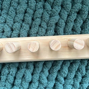 Chunky Blanket Loom for Jumbo Yarn 48”  - Custom Knitting Loom - Foldable and portable
