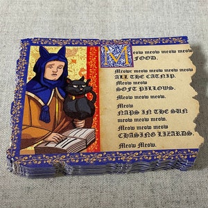 Monk and his Cat Sticker