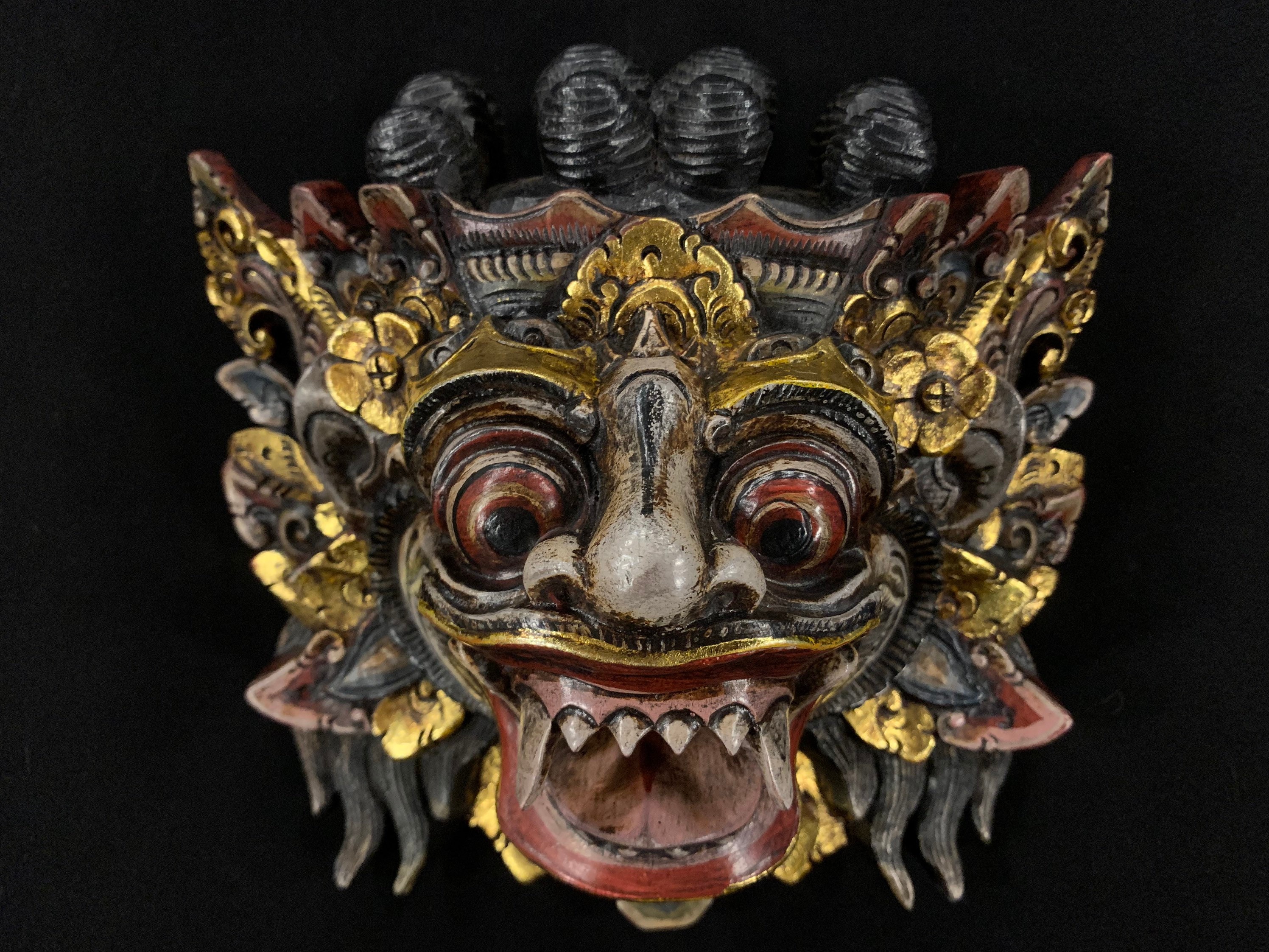 Hand Carved & Painted Boma Masks Hand Carved & Painted Boma Masks