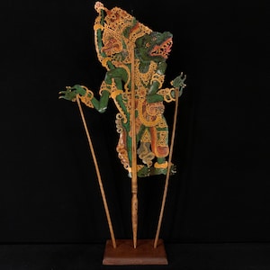 Antaboga Balinese Wayang,Puppets Shadow, Antique Puppet, Wayang Kulit Indonesia, Vintage Wayang Kulit, Balinese Art, Home Decor