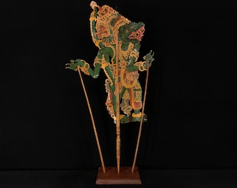 Antaboga Balinese Wayang,Puppets Shadow, Antique Puppet, Wayang Kulit Indonesia, Vintage Wayang Kulit, Balinese Art, Home Decor