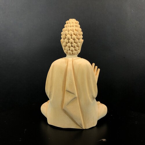 Buddha Wooden Statue Buddha Ornaments Bali Wood Art Sculpture Wood Carving Figurine shops Home Decor Gifts
