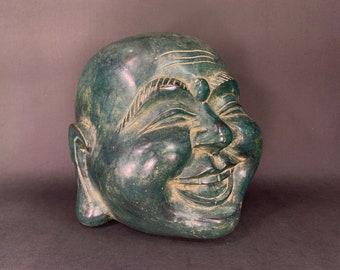Large of Buddha Head Bronze Statue Feng Shui Brass Art Buddha Sculpture Buddha Figurine Home Decor Gifts