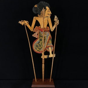 Vintage Indonesian Puppets, Darmawangsa Wayang Kulit, Balinese Wayang, Puppets Shadow, Antique Puppet Theater, Unique Gifts