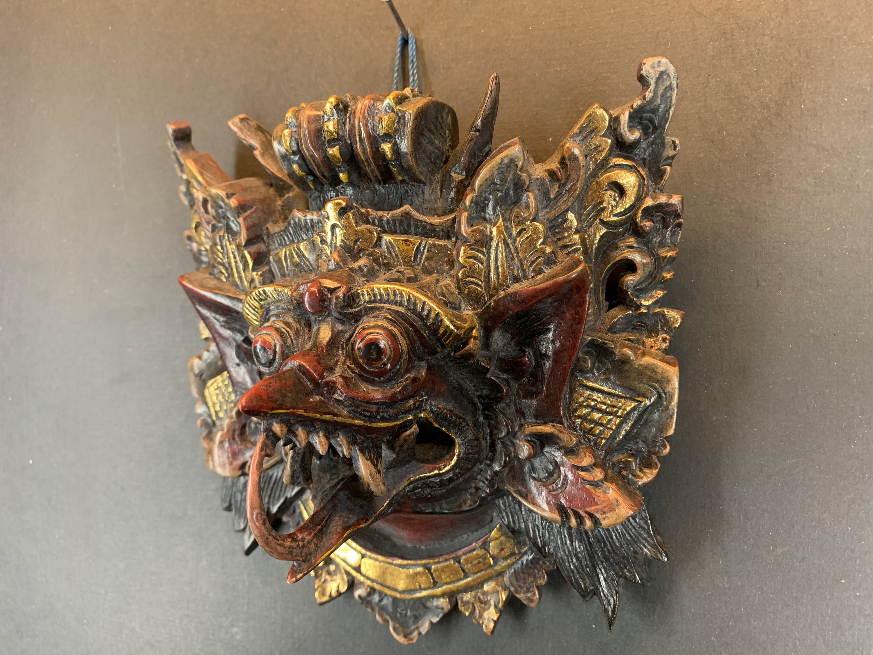 Sculpture Wall Decor Paksi Mask Garuda Wooden Mask Wooden Balinese Mask ...