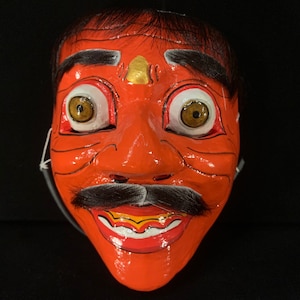 Traditional Mask, Asian Mask, Face Mask, Hand Carved, Jauk Keras Barong Bali , Balinese Mask, Art Decorative, Wall Art Decor, Wood Sculpture