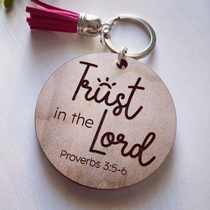 2022 Youth LDS Theme Keychain with Tassel - Proverbs