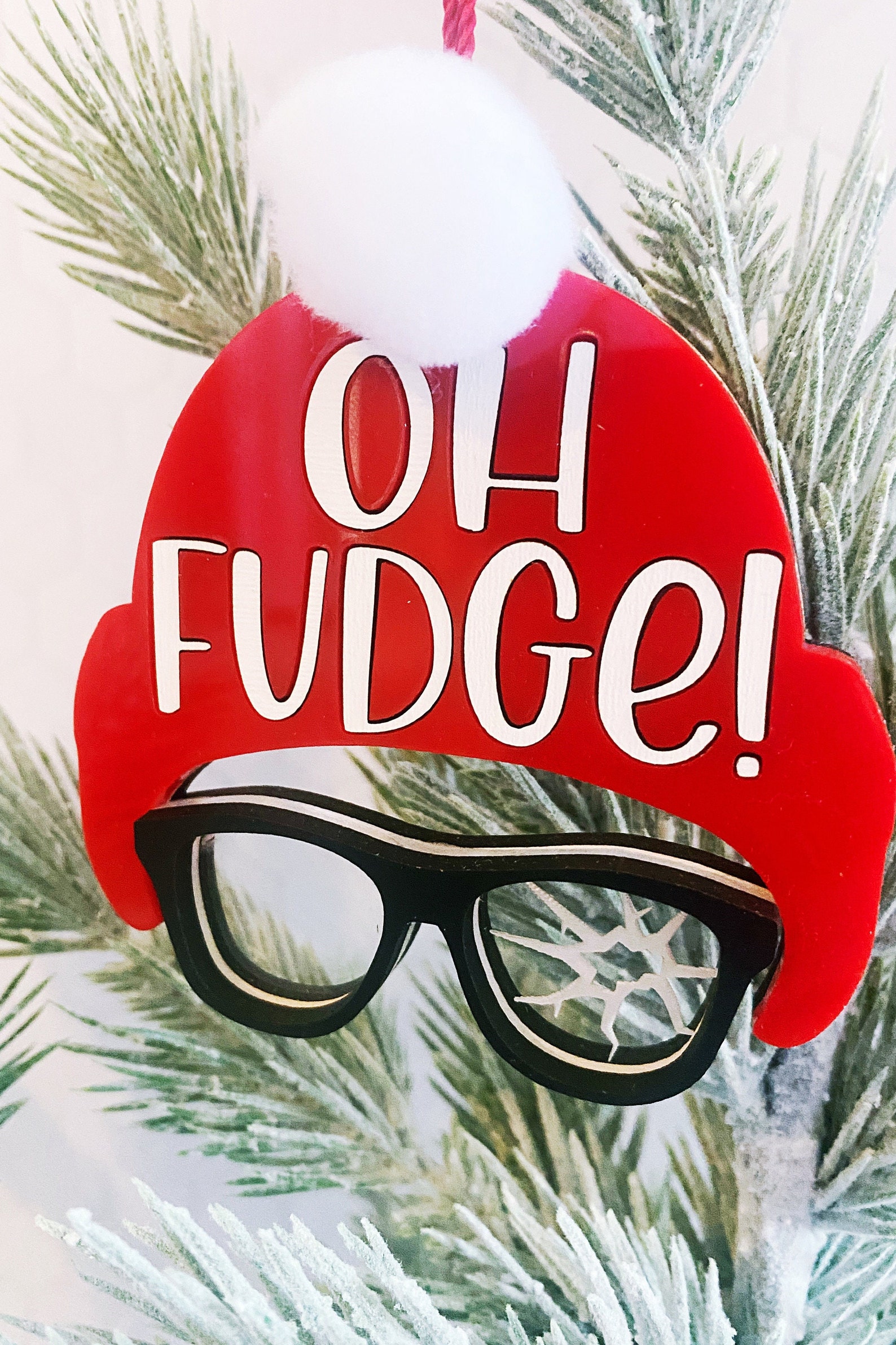 Oh Fudge A Christmas Story Inspired Ornament Christmas - Etsy