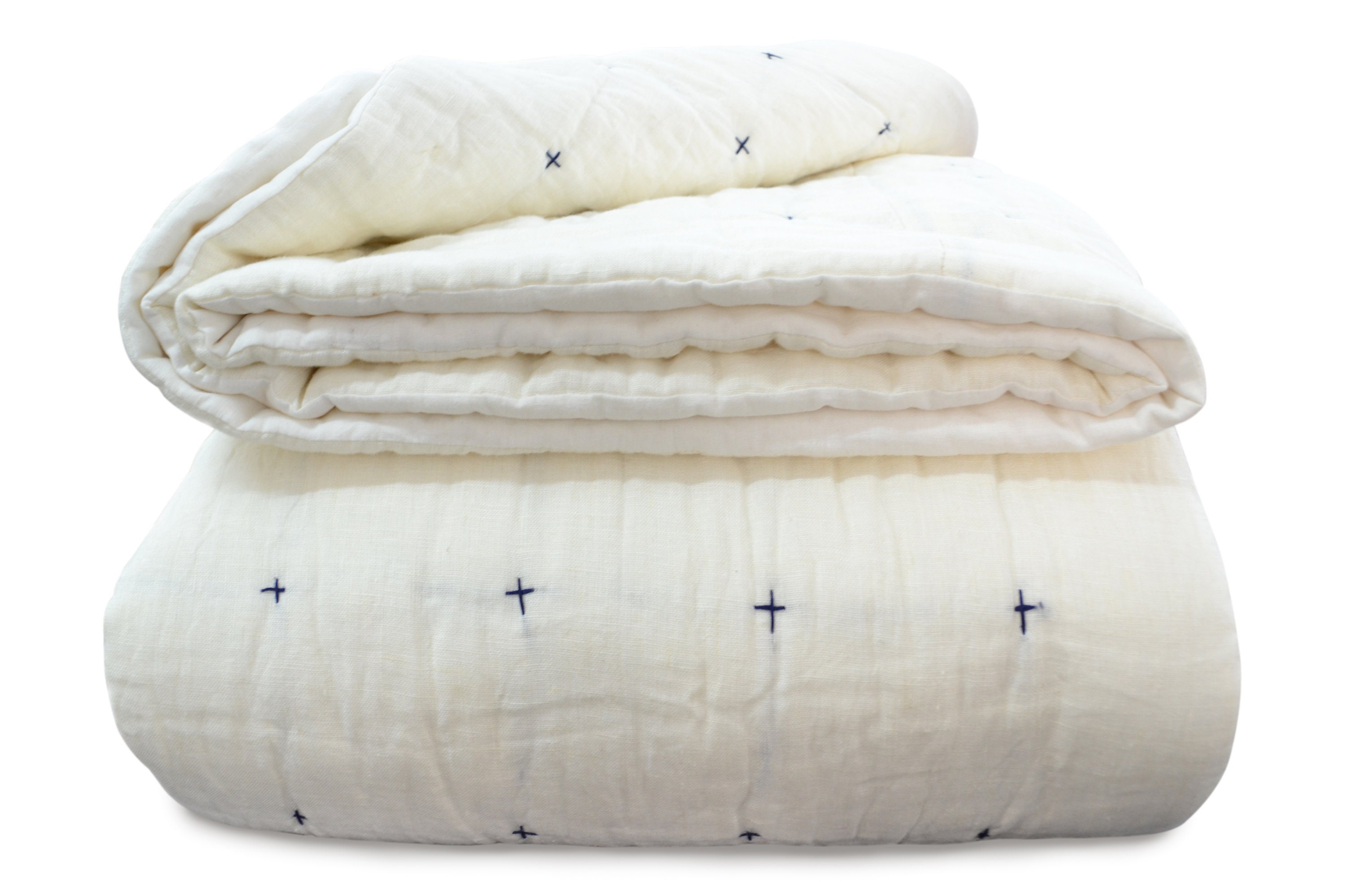 Handmade Lightweight Linen Quilt, 100% Linen Quilt With Pure Cotton Batting And Reverse Side, Queen Quilt Set, King Quilt Set, Linen Bedding