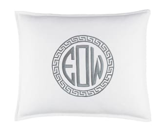 Funda de cojín con monograma, fundas de almohada personalizadas, almohada con nombre personalizado, cojín decorativo personalizado, regalos personalizados para él.