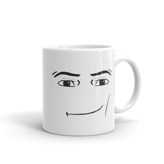 ROBLOX MAN FACE Mug Funny Gamer Birthday Gift Hot Chocolate Etsy