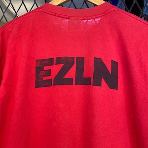 Rare EZLN Natural Born Zapatista National Liberation T shirt