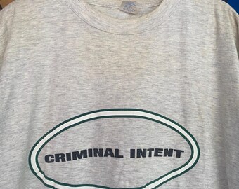 Vtg 90s Criminal Intent Movie T shirt / Vintage Tupac Shakur Promo Tee Film 1997