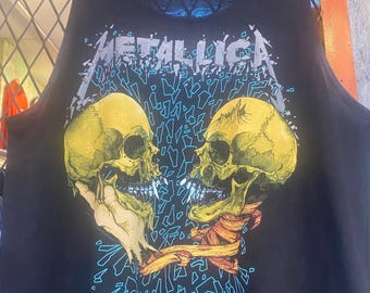 良品 90s LLICA PUSHEAD YING YANG REBEL 良品 90s LLICA PUSHEAD YING YANG REBEL Vintage 90s METALLICA