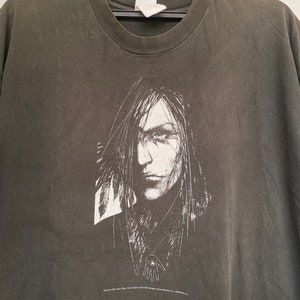 Vtg 90s The Crow Artwork by James O Barr T shirt Single Stitch Graphic Tee
