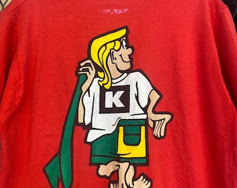 Vtg 90s Katin Surf Big Graphic T shirt