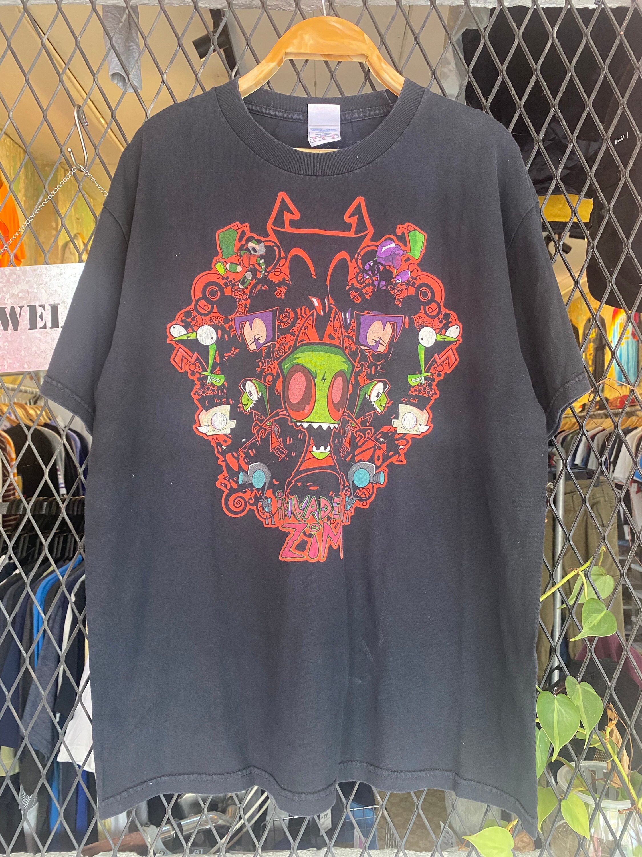 Vtg Nickelodeon Invader Zim T Shirt Cartoon Tee - Etsy