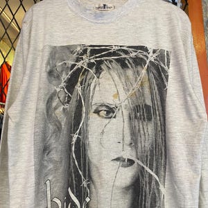 Vtg 90s Hide Band Matsumoto Hideto Big Graphic T shirt