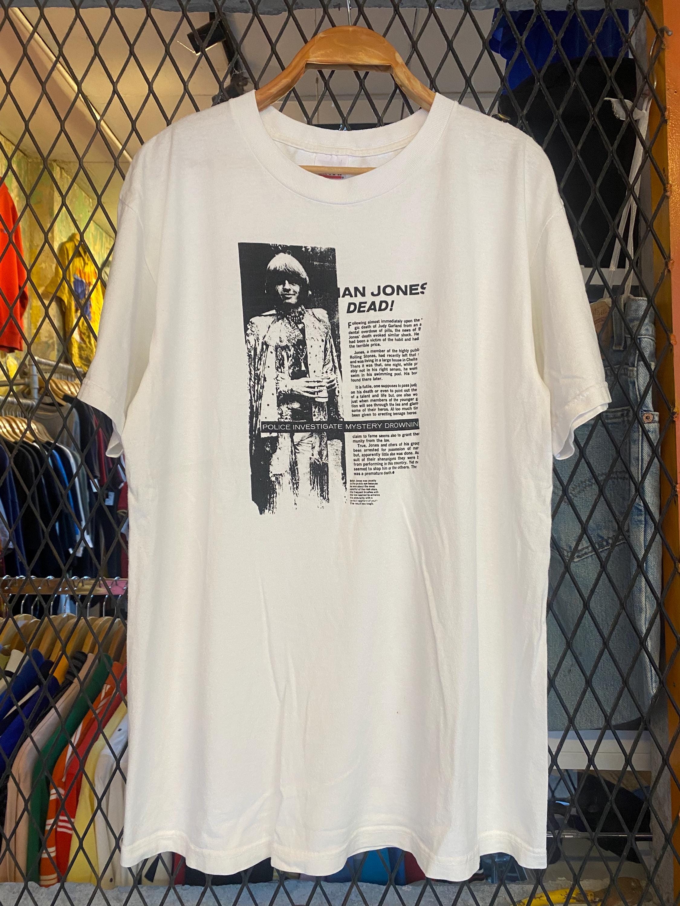 ヴィンテージ90年代ブライアン・ジョーンズ グラフィックTシャツ