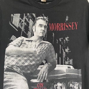 Vtg Morrissey On Tour t shirt by cinderblock