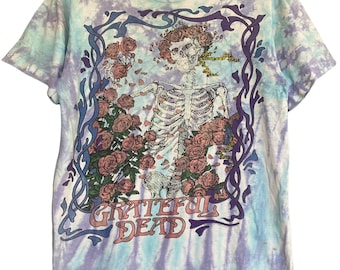 Camiseta Vtg 90s Grateful Dead Roses (angustiada)